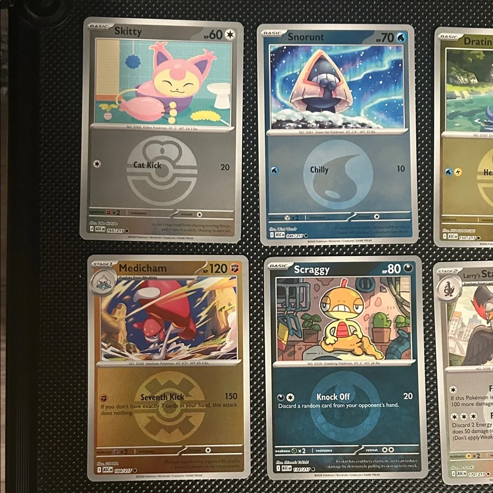 Pokemon reverse holo
